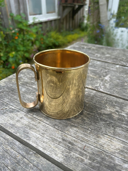 Vintage Brass Mug