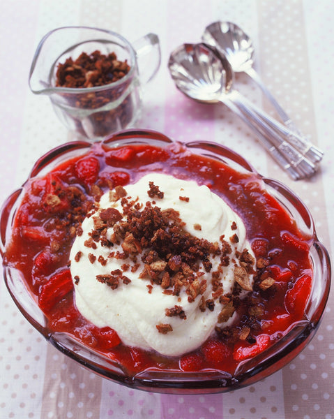 RHUBARB AND STRAWBERRY COMPOTE